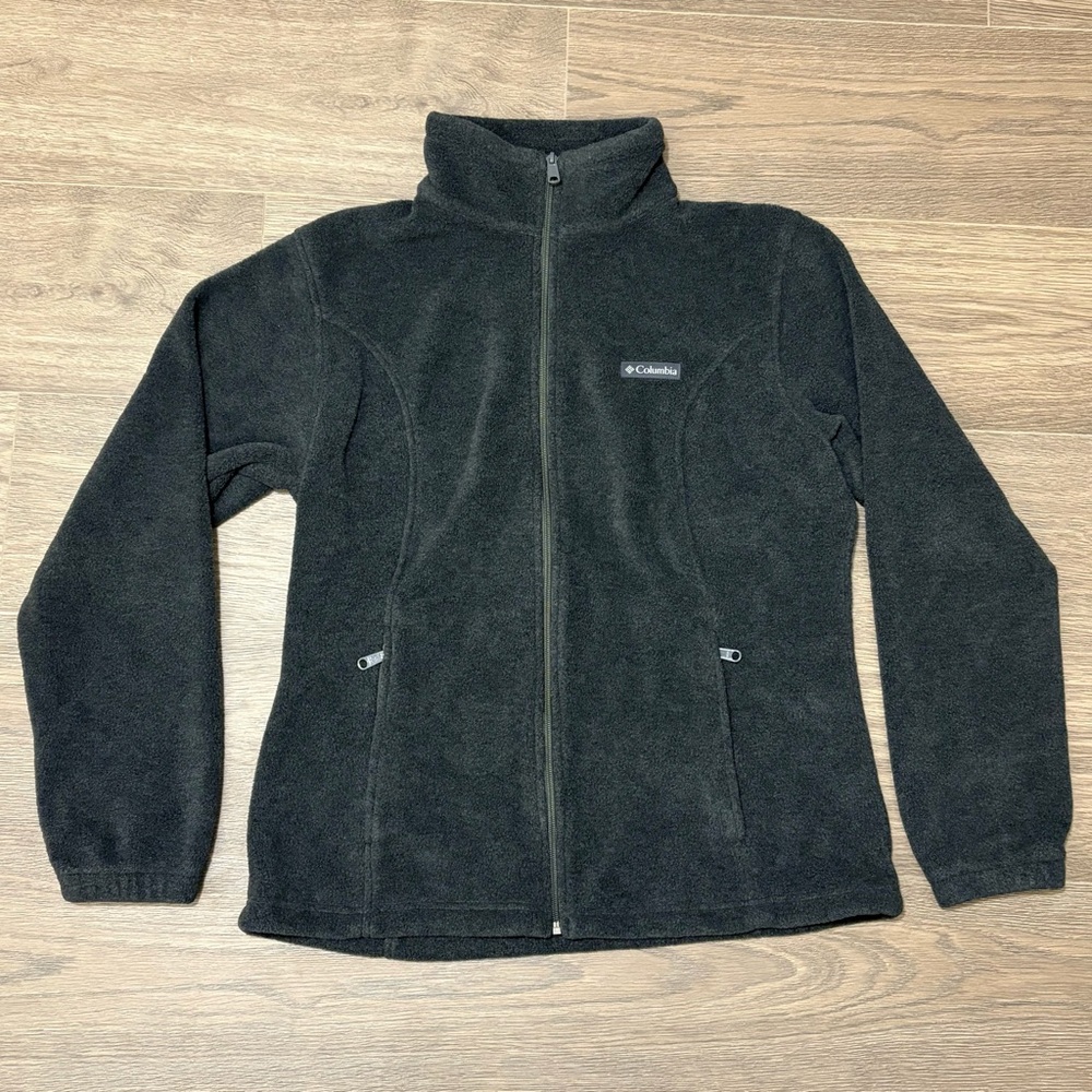 Columbia Women's Dark Gray Fleece‎ Jacket Size L
